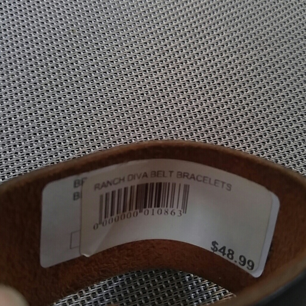 Leather Ranch Cuff Bracelet - Picture 3 of 3